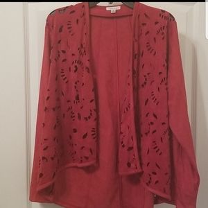 Erin London Hi/Low Cut Out Jacket